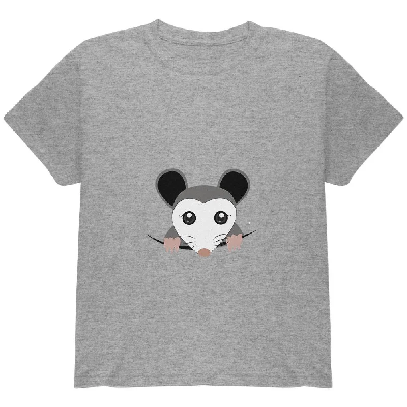 Halloween Peeking Possum Costume Youth T Shirt